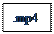 Zone de Texte: .mp4